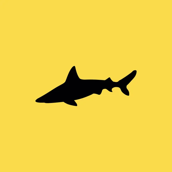 Shark icon. flat icon illustration isolated sign symbol — Stock Vector