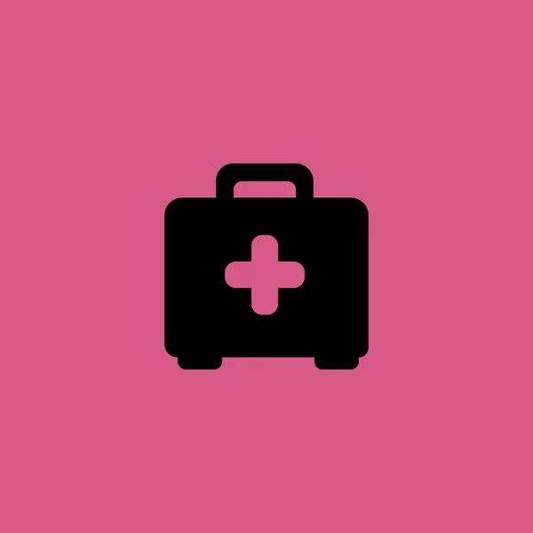 First aid kit icon. flat design — Stock Vector