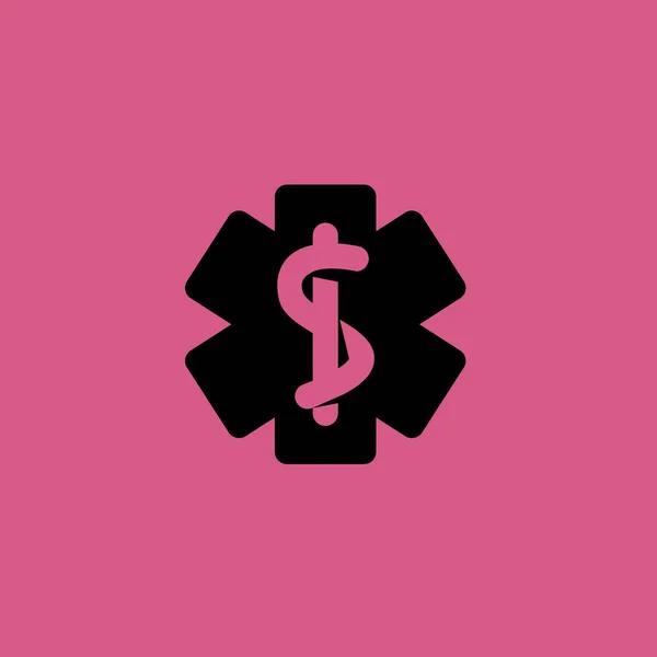 Pharmacy symbol icon. flat design — Stock Vector