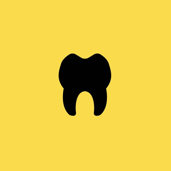 Teeth icon. flat design — Stock Vector