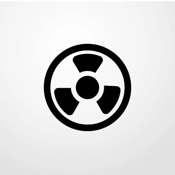 Ícone símbolo tóxico. design plano — Vetor de Stock