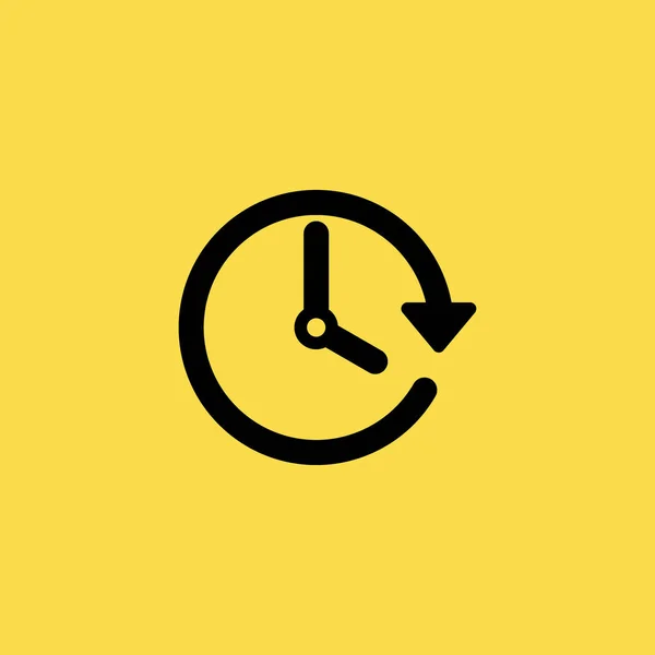 Passage of time icon. flat design — Stock Vector