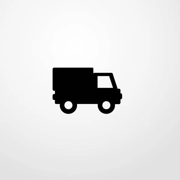 Icona della macchina di consegna. illustrazione isolato segno vettoriale simbolo — Vettoriale Stock