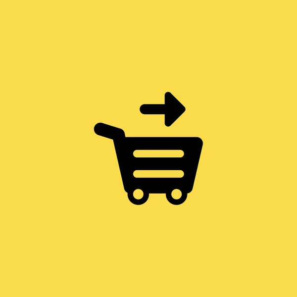 Shopping Cart Icon vector plat ontwerp — Stockvector