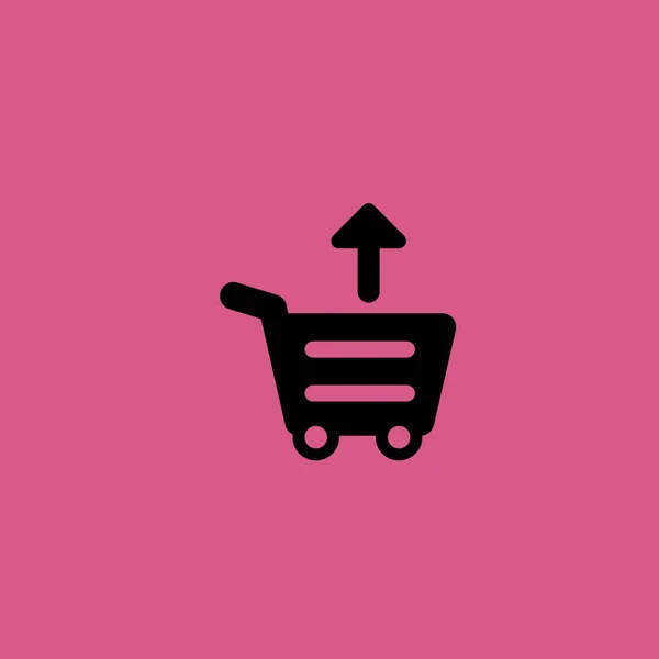 Shopping Cart Icon vector flat design — Stock Vector