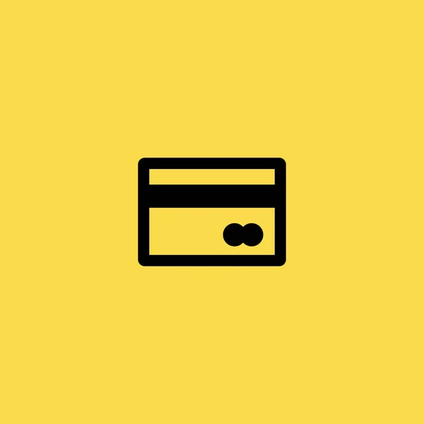 Ikonku kreditní karty. Plochý design — Stockový vektor