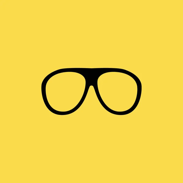 Icono de gafas. ilustración símbolo de signo vectorial aislado — Vector de stock