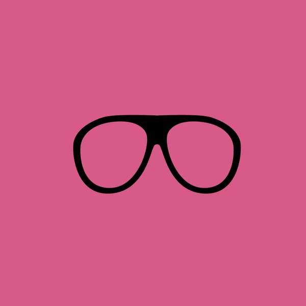 Icono de gafas. ilustración símbolo de signo vectorial aislado — Vector de stock