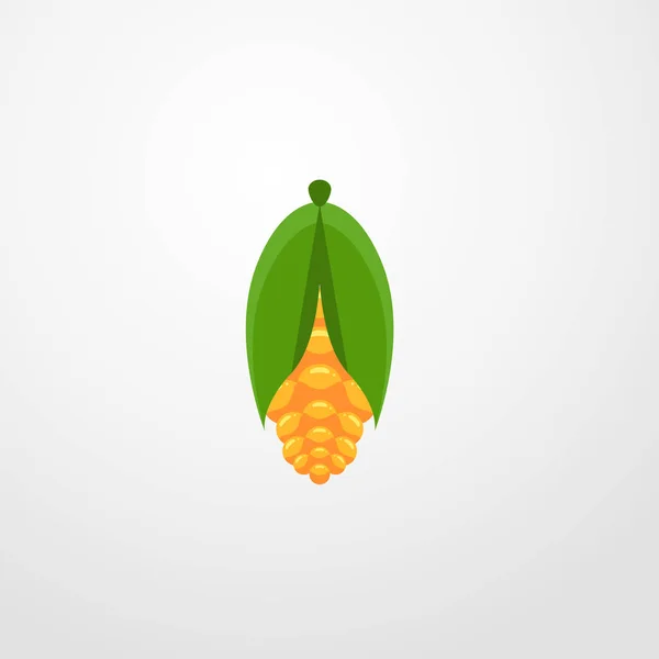 Icono de maíz ilustración símbolo de signo vectorial aislado — Archivo Imágenes Vectoriales