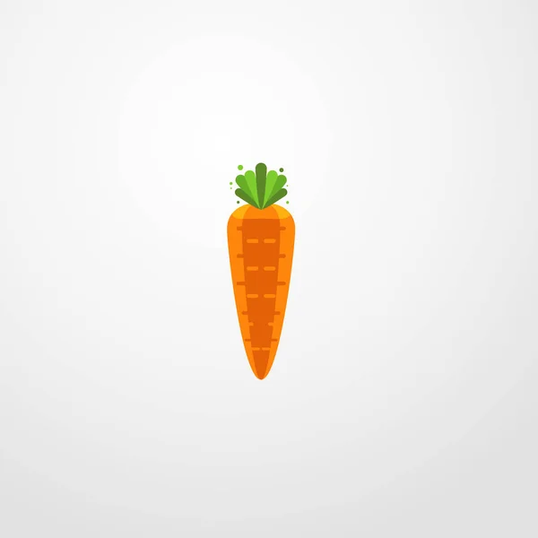 Σύμβολο σημάδι απομονωμένες διανυσματικά εικονογράφηση εικονίδιο καρότο — Διανυσματικό Αρχείο