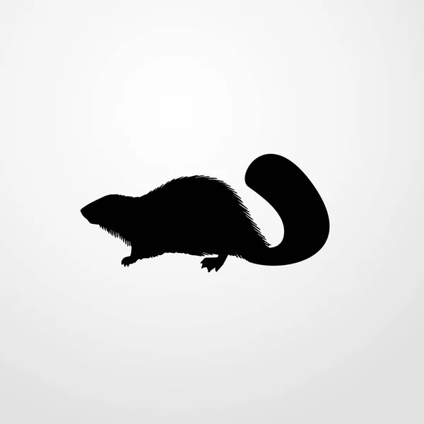 Beaver mammal icon illustration isolated vector sign symbol — Stock Vector