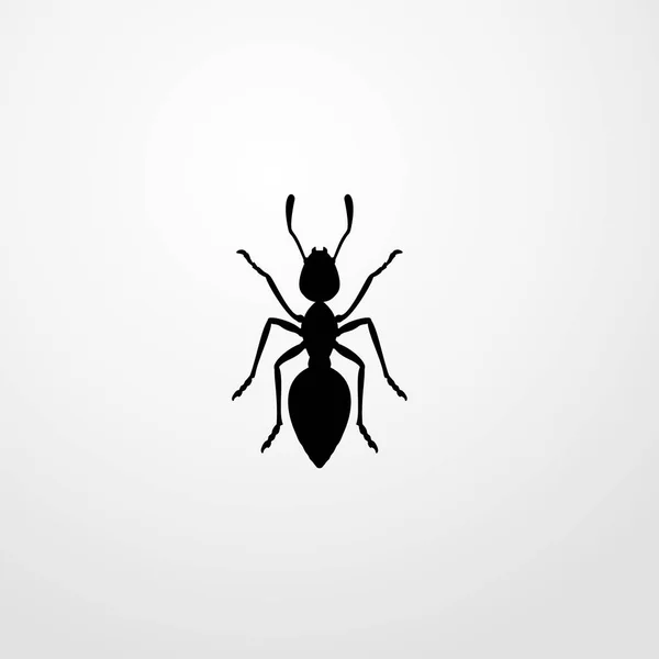 Ant ikon illustration isolerade vector tecken symbol — Stock vektor