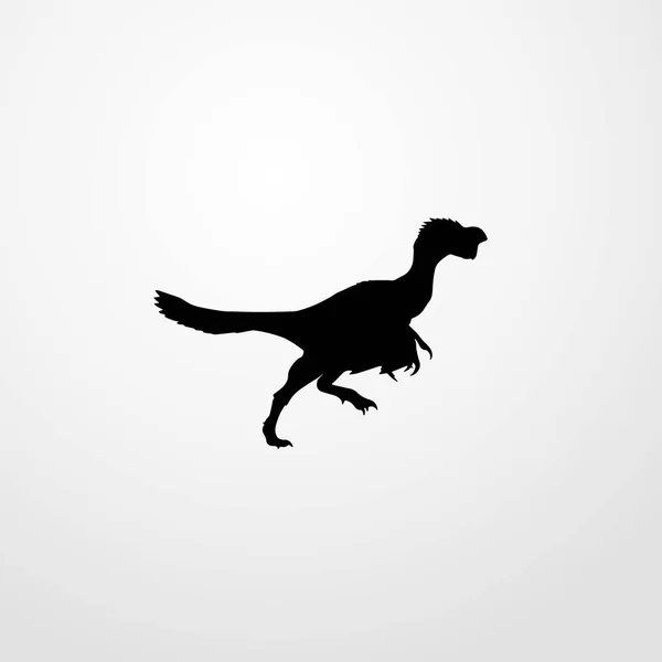 Dinosaurus ikon illustration isolerade vector tecken symbol — Stock vektor