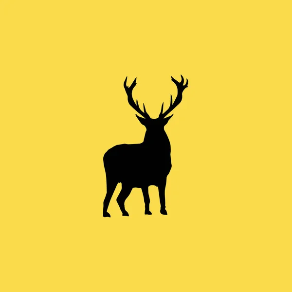 Deer icon illustration isolated vector sign symbol — Stock Vector