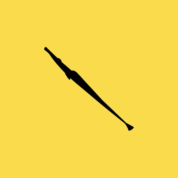 Espada pez icono ilustración vector aislado signo símbolo — Vector de stock