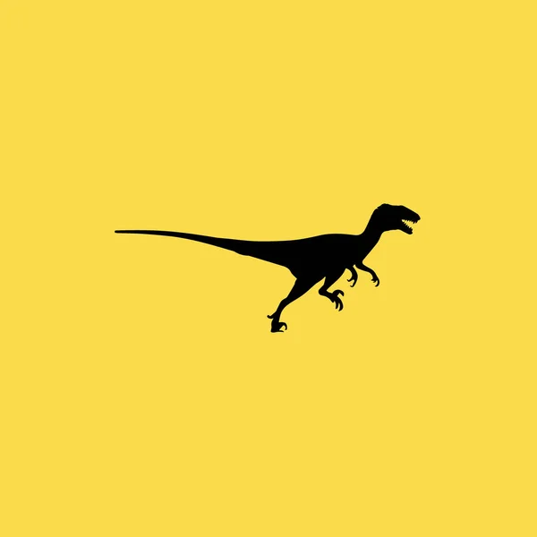 Dinosaurus ikona ilustrace izolované vektor znamení symbol — Stockový vektor