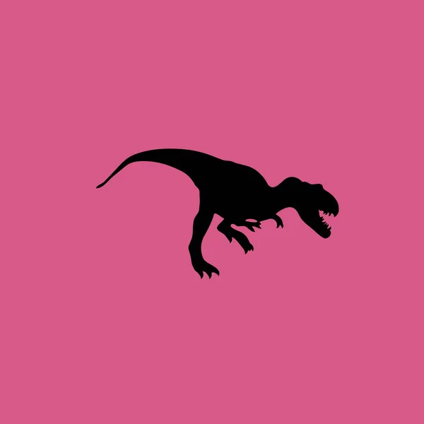 Dinosaurier Symbol Illustration isoliert Vektor Zeichen Symbol — Stockvektor