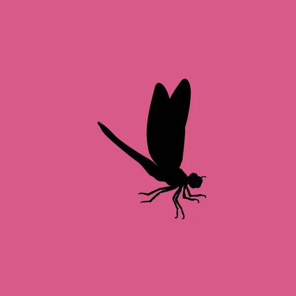 Drachen fliegen Symbol Abbildung isoliert Vektor Zeichen Symbol — Stockvektor