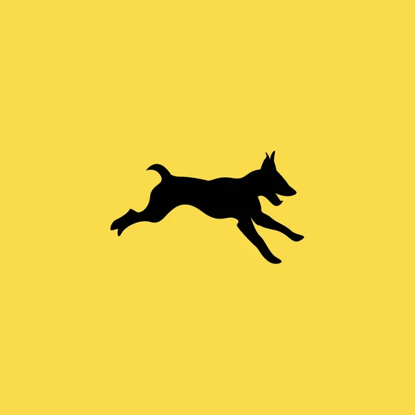 Icono perro ilustración símbolo de signo vectorial aislado — Vector de stock