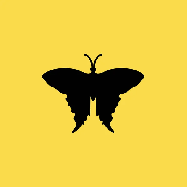 Butterfly ikon illustration isolerade vector tecken symbol — Stock vektor