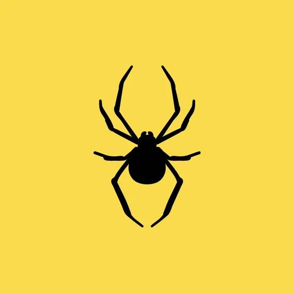 Icône d'araignée illustration isolé signe vectoriel symbole — Image vectorielle