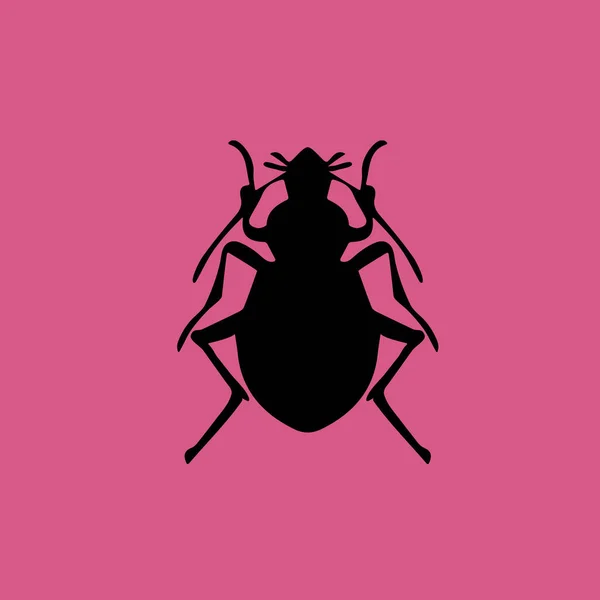 Ícone de inseto besouro ilustração isolado símbolo sinal vetor —  Vetores de Stock