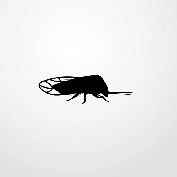 Böcek simgesini illüstrasyon izole vektör işareti simgesi — Stok Vektör
