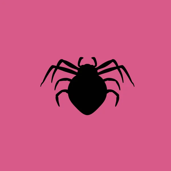蜘蛛节肢动物图标图孤立的矢量标志符号 — 图库矢量图片