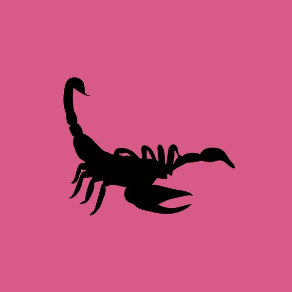 Scorpion ikon illustration isolerade vector tecken symbol — Stock vektor