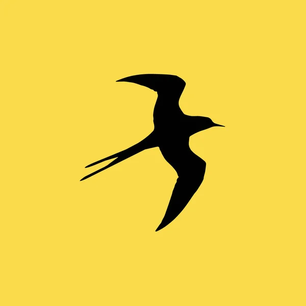 Tragar pájaro icono ilustración vector aislado signo símbolo — Vector de stock