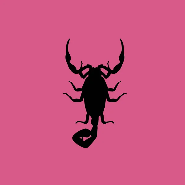 Skorpion Symbol Illustration isoliert Vektor Zeichen Symbol — Stockvektor