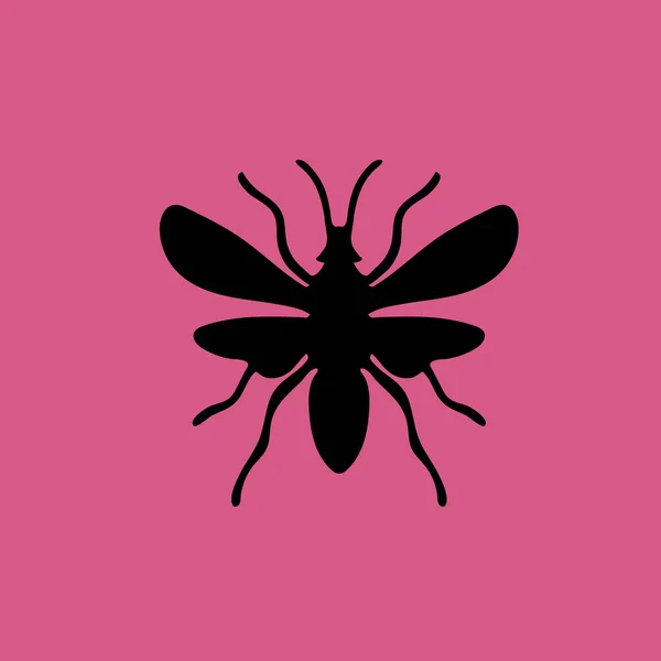 Fliegende Ameise Symbol Illustration isoliert Vektor Zeichen Symbol — Stockvektor