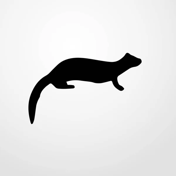 Ferret icon illustration isolated vector sign symbol — Stock Vector