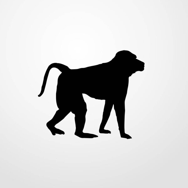 monkey icon illustration isolated vector sign symbol