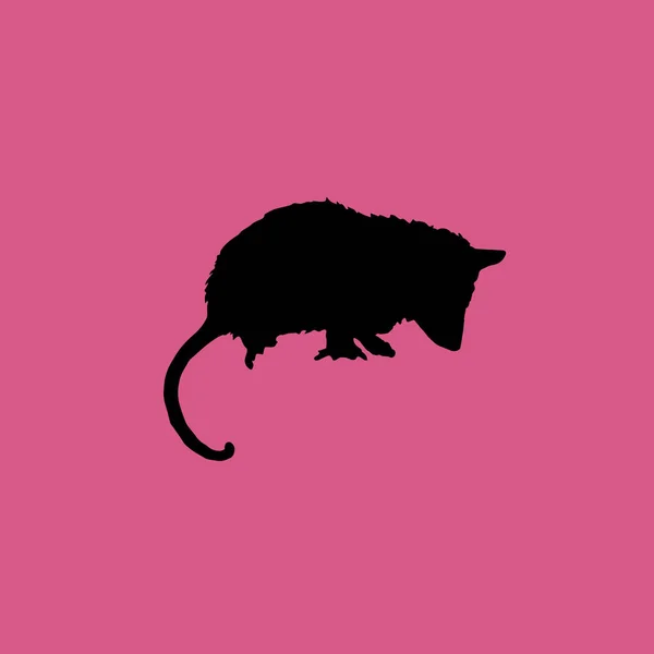 Keseli sıçan simgesi illüstrasyon izole vektör işareti simgesi — Stok Vektör