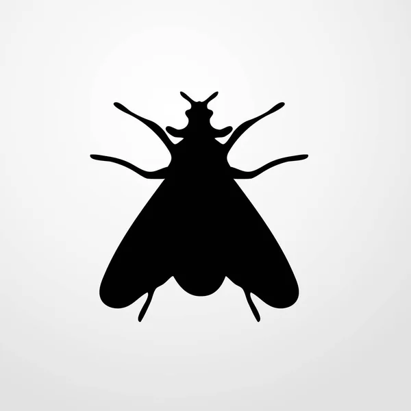 Moth ikon illustration isolerade vector tecken symbol — Stock vektor
