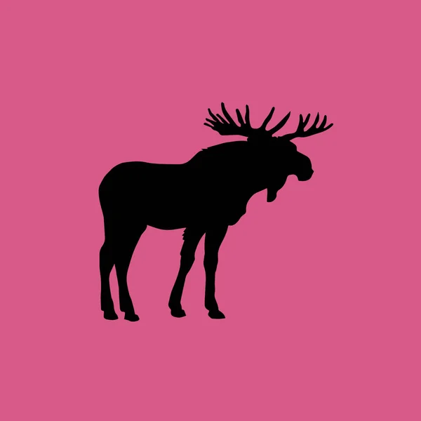 Moose icon illustration isolated vector sign symbol — Stock Vector