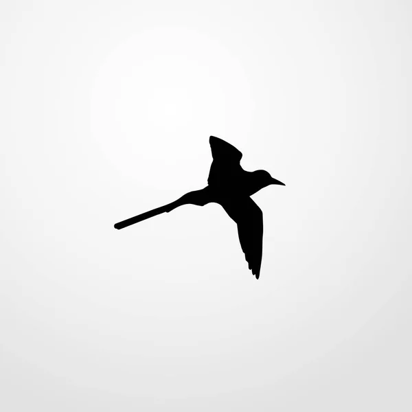 Illustration icône oiseau symbole de signe vectoriel isolé — Image vectorielle