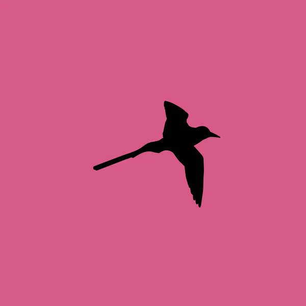 Illustration icône oiseau symbole de signe vectoriel isolé — Image vectorielle