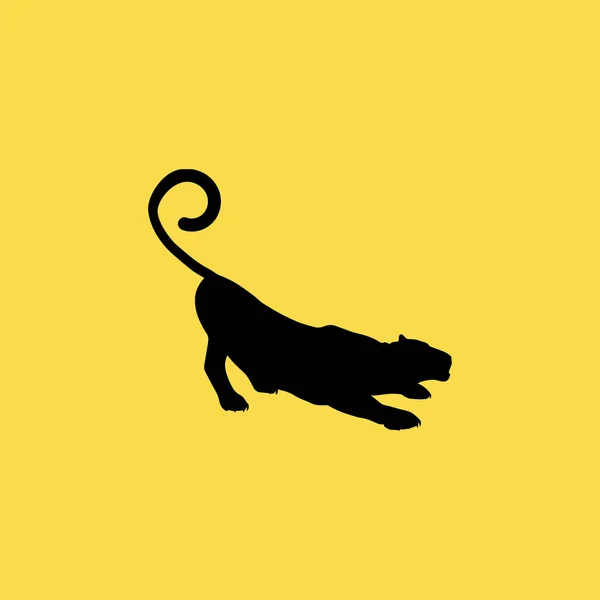 Puma icône illustration isolé vecteur signe symbole — Image vectorielle