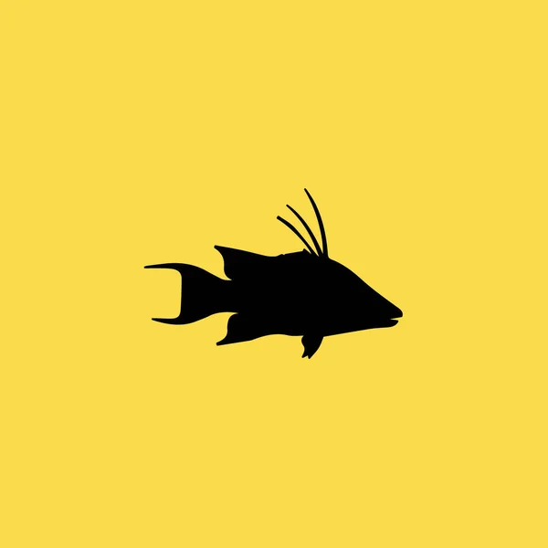 Fiskar ikon illustration isolerad vektor tecken symbol — Stock vektor