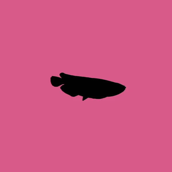 Ikona ryby ilustracja pojedynczy symbol znaku wektor — Wektor stockowy