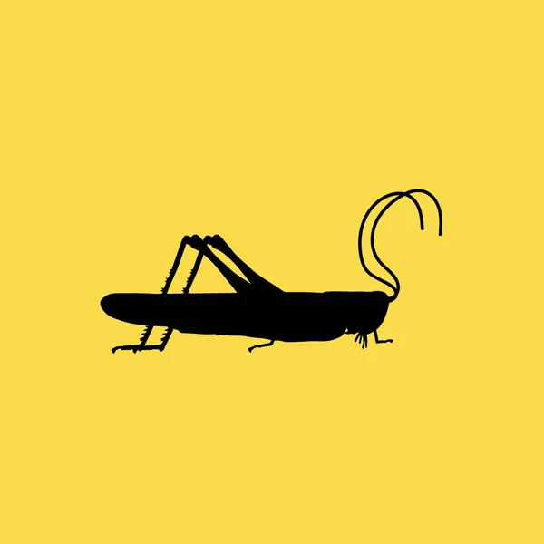 Коник комаха іконка комахи ізольований векторний знак символ — стоковий вектор