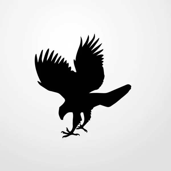 Icono de águila ilustración símbolo de signo de vector aislado — Archivo Imágenes Vectoriales