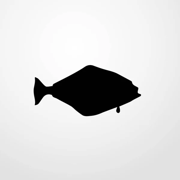 魚のアイコンイラスト孤立ベクトル記号 — ストックベクタ