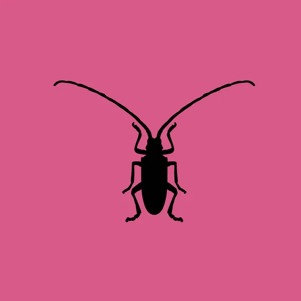 Kever insect pictogram illustratie geïsoleerde vector teken symbool — Stockvector