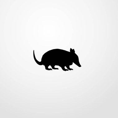 karınca yiyen simgesi illüstrasyon izole vektör işareti simgesi