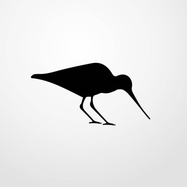 alıcı kuş simgesi simgesi illüstrasyon izole vektör işareti simgesi