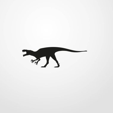 dinazorların simgesi illüstrasyon izole vektör işareti simgesi