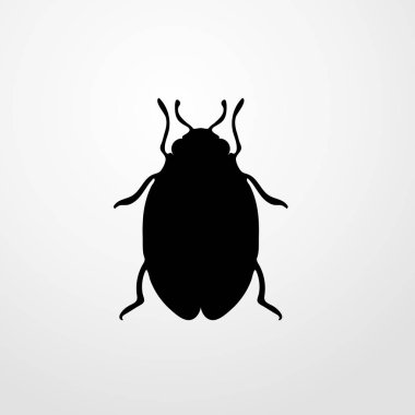 böceği böcek simgesini illüstrasyon izole vektör işareti simgesi